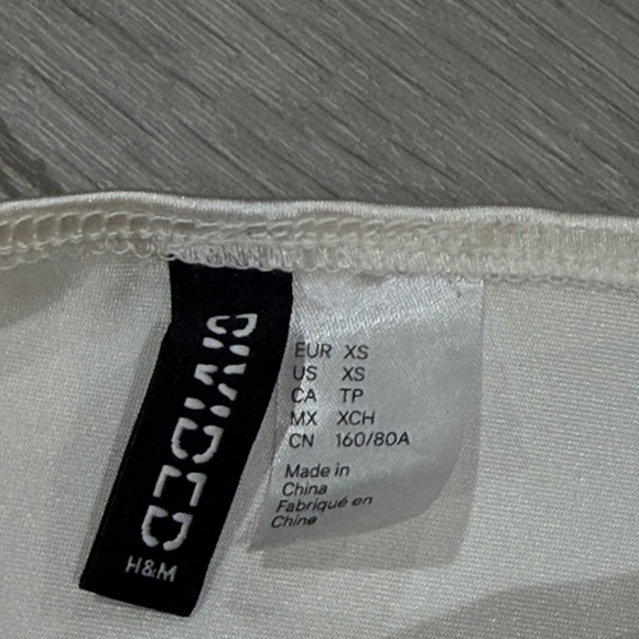 H&M Cream Bustier Top - Picture 2 of 3